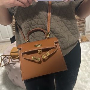 COPY - House of hello mini tan bag